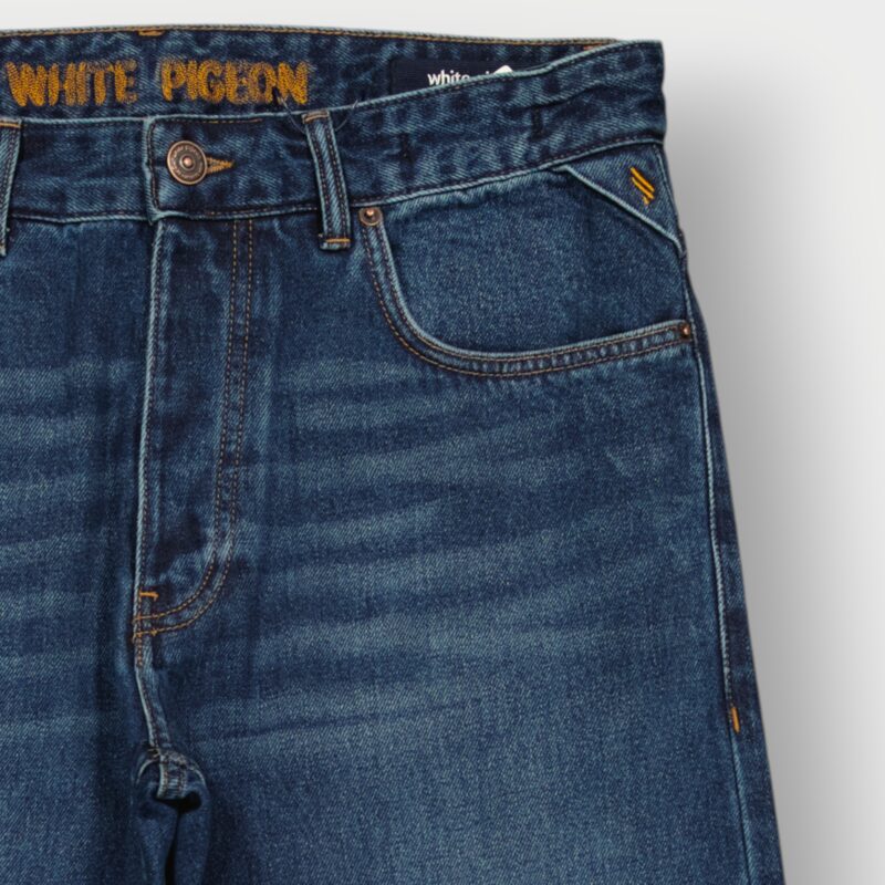 PANTALON JEAN REGULAR FIT EN DENIM 100% COTON