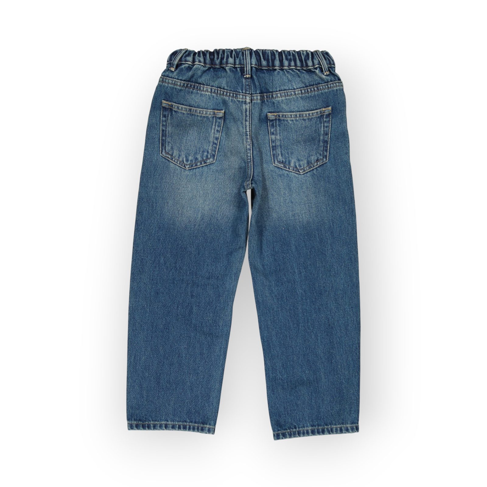 WPJG001-114 (2) PANTALON JEAN TAILLE ELASTIQUE EN DENIM COTON – Image 4