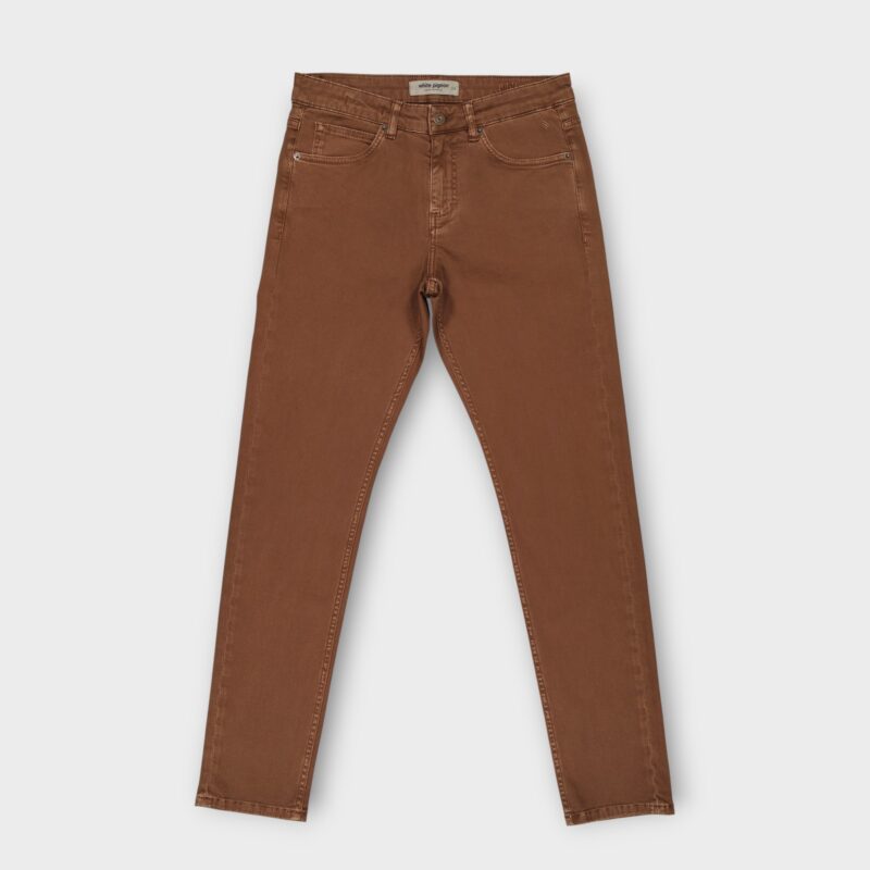 PANTALON CINQ POCHES COTON ELASTHANNE