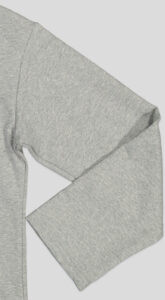 Haut de jogging femme col montant à pressions molleton coton élasthanne