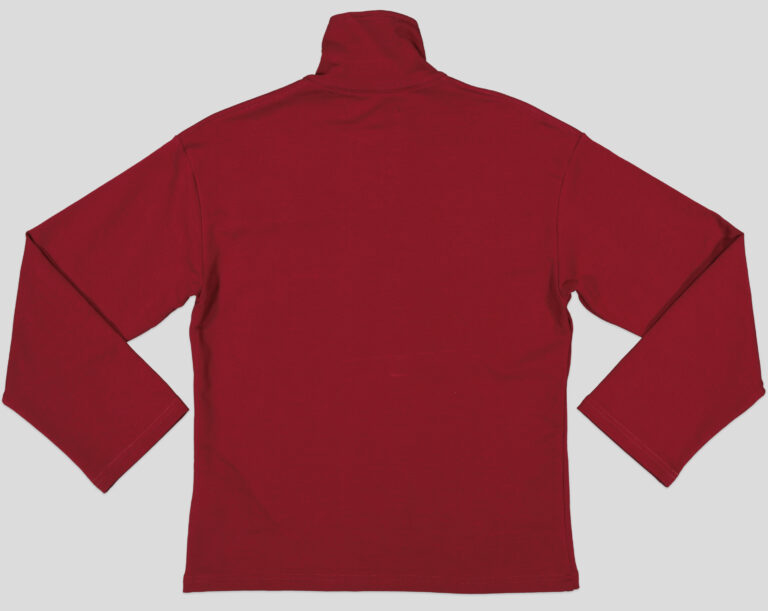 Haut de jogging femme col montant à pressions molleton coton élasthanne