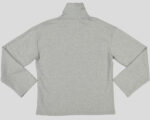 Haut de jogging femme col montant à pressions molleton coton élasthanne