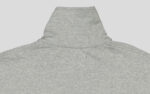 Haut de jogging femme col montant à pressions molleton coton élasthanne