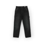 PANTALON CARPENTER EN DENIM NOIR 100% COTON