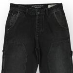 PANTALON CARPENTER EN DENIM NOIR 100% COTON