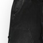 PANTALON CARPENTER EN DENIM NOIR 100% COTON