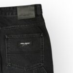 PANTALON CARPENTER EN DENIM NOIR 100% COTON