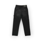 PANTALON CARPENTER EN DENIM NOIR 100% COTON