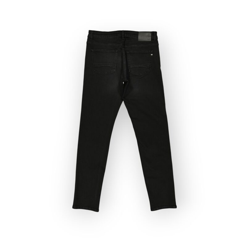 PANTALON JEAN SLIM FIT EN DENIM NOIR COTON STRETCH