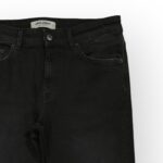PANTALON JEAN SLIM FIT EN DENIM NOIR COTON STRETCH