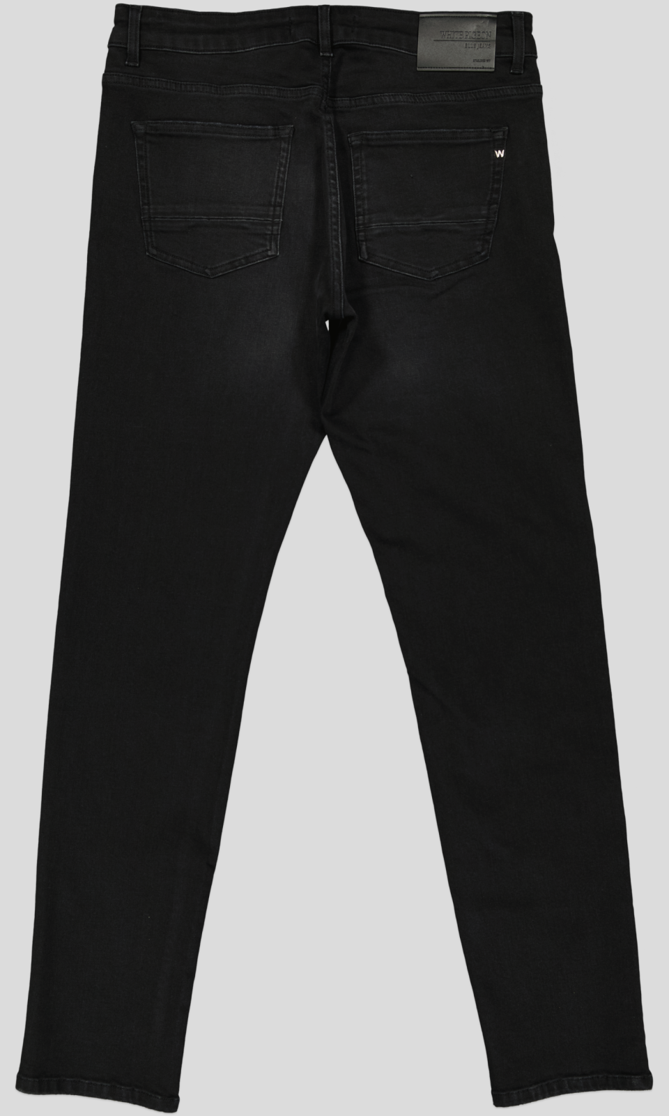 JWPB2009-116 PANTALON JEAN SLIM FIT EN DENIM NOIR COTON STRETCH – Image 5