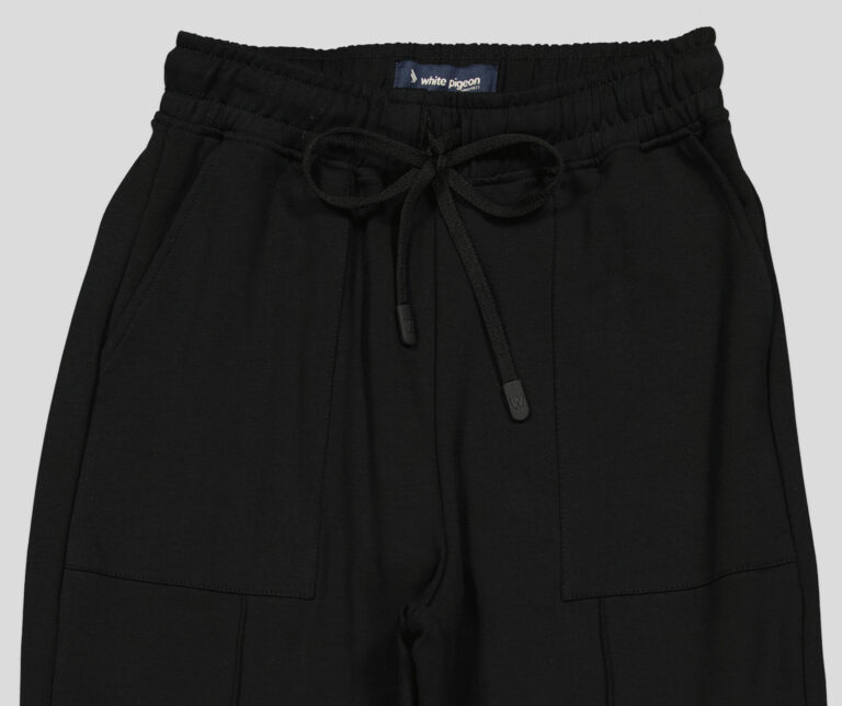 Pantalon de jogging femme à cordon molleton coton élasthanne