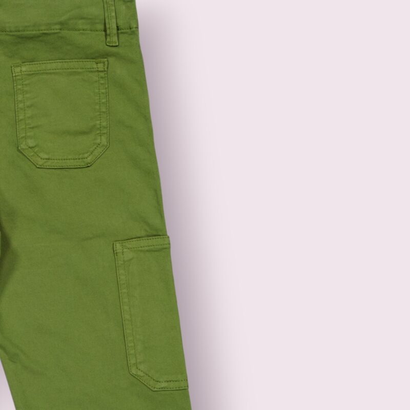 PANTALON CARGO EN COTON ELASTHANNE