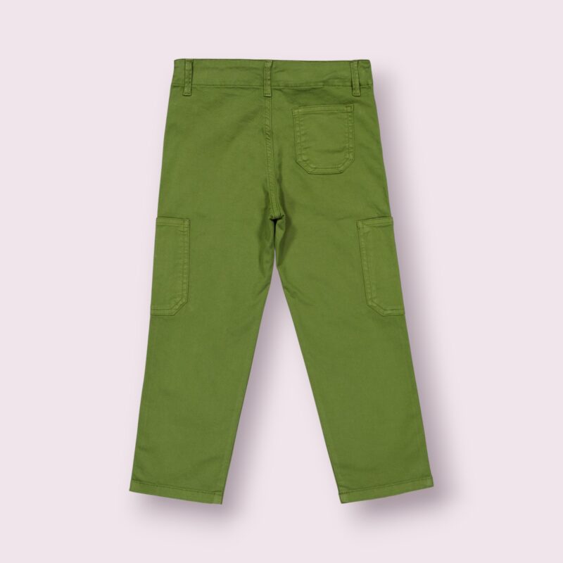 PANTALON CARGO EN COTON ELASTHANNE
