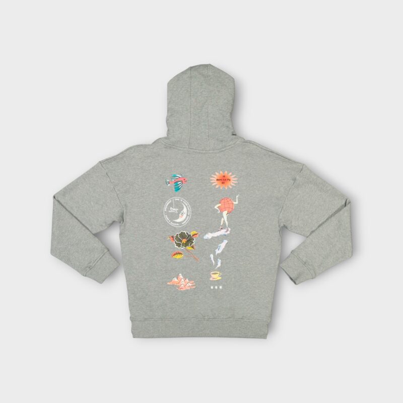 HOODIE SWEAT A CAPUCHE MOLLETON COTTON