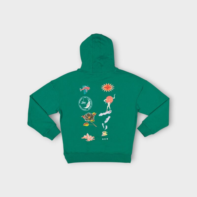 HOODIE SWEAT A CAPUCHE MOLLETON COTTON