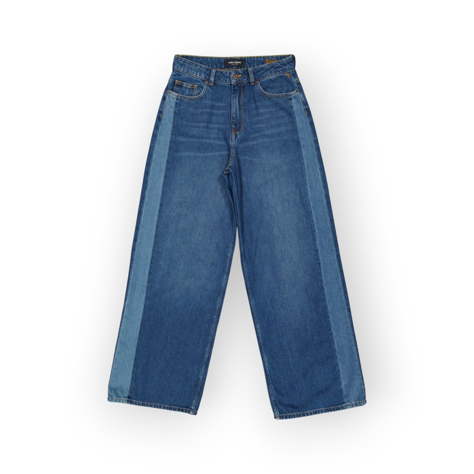 WPJAF6019_144 (2) PANTALON JEANS STRAIGHT FIT CONTRASTE – Image 1