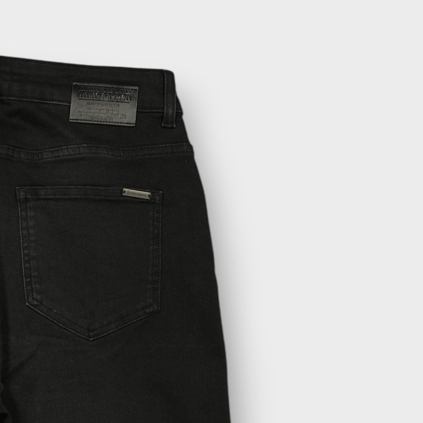 WPJAF6034-BLACK-USED-3 PANTALON JEANS FEMME STRAIGHT STR – Image 6