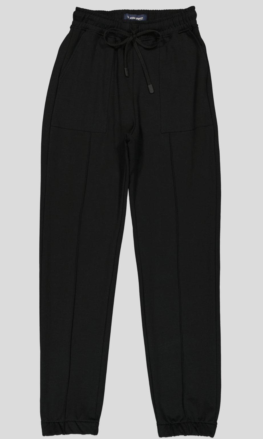 Pantalon de jogging femme à cordon molleton coton élasthanne