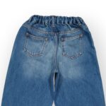 PANTALON JEANS FASHION CEINTURE ELASTIQUE