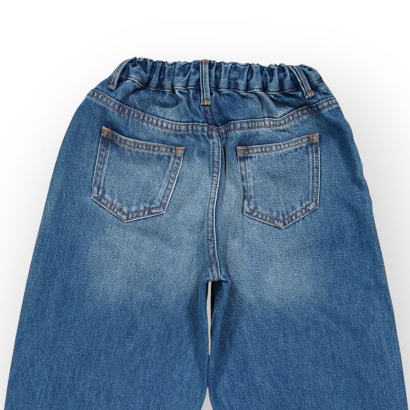 PANTALON JEANS FASHION CEINTURE ELASTIQUE