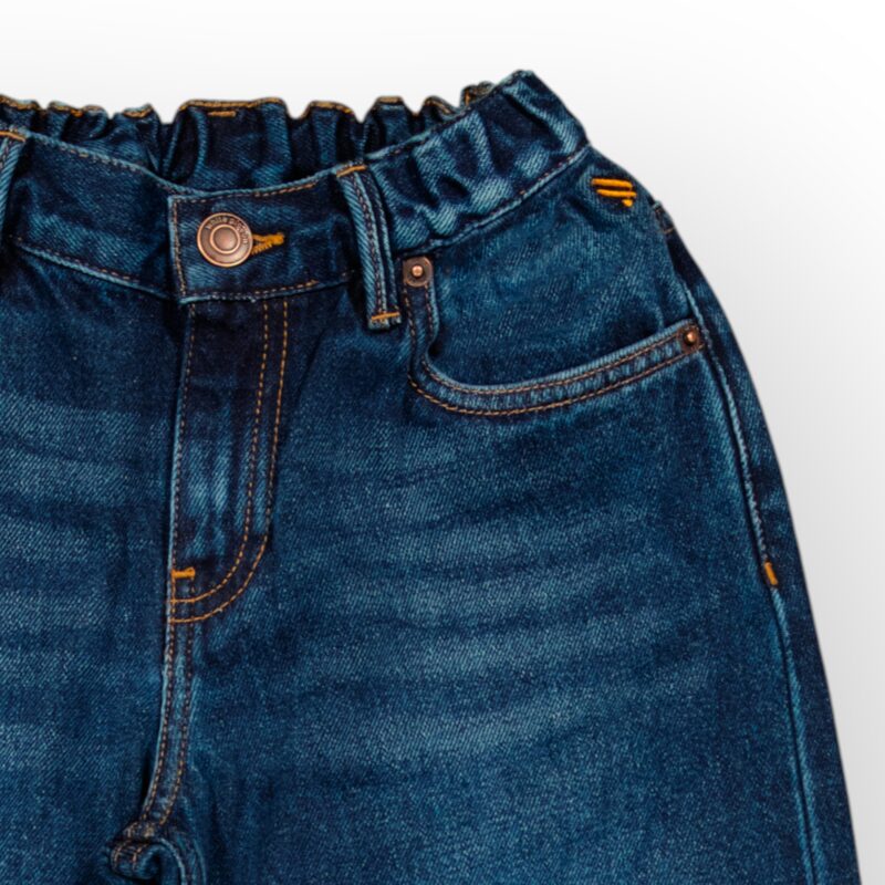 PANTALON JEANS FASHION CEINTURE ELASTIQUE