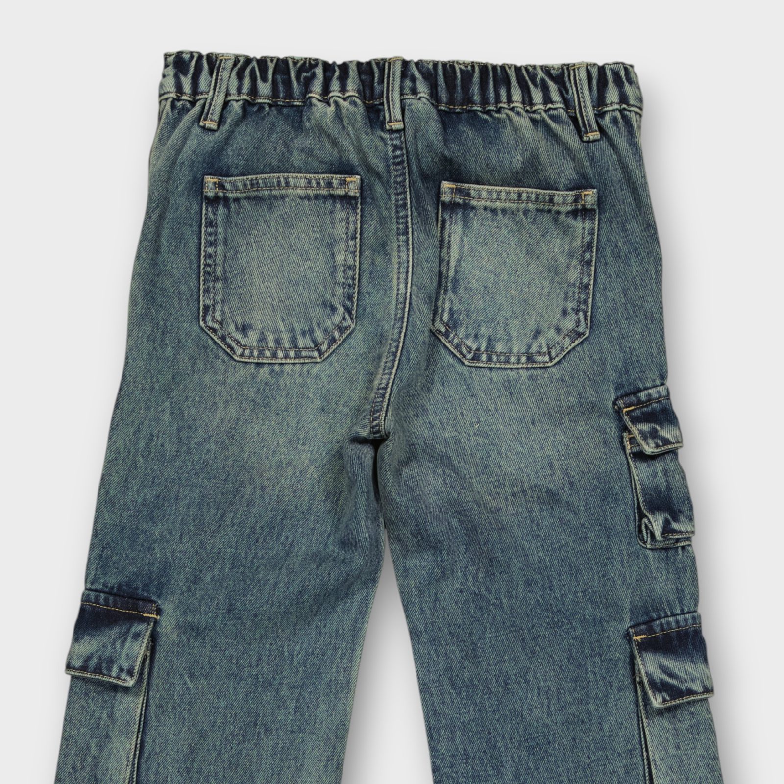 WPJG003-111 (1) PANTALON AVEC CEINTURE ELASTIQUE EN DENIM 100 % COTON – Image 15