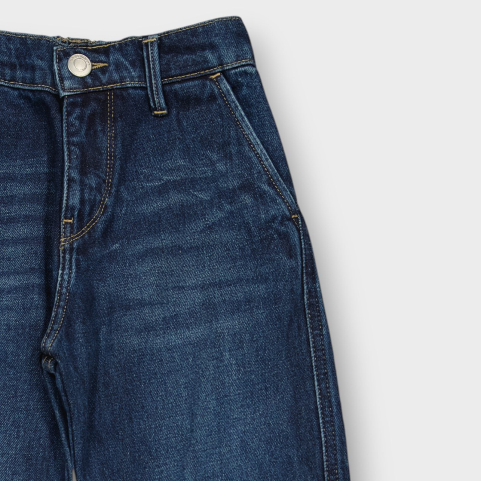 WPJG003-111 (9) PANTALON AVEC CEINTURE ELASTIQUE EN DENIM 100 % COTON – Image 4