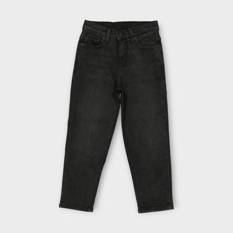 PANTALON JEANS NOIR COTON STRETCH