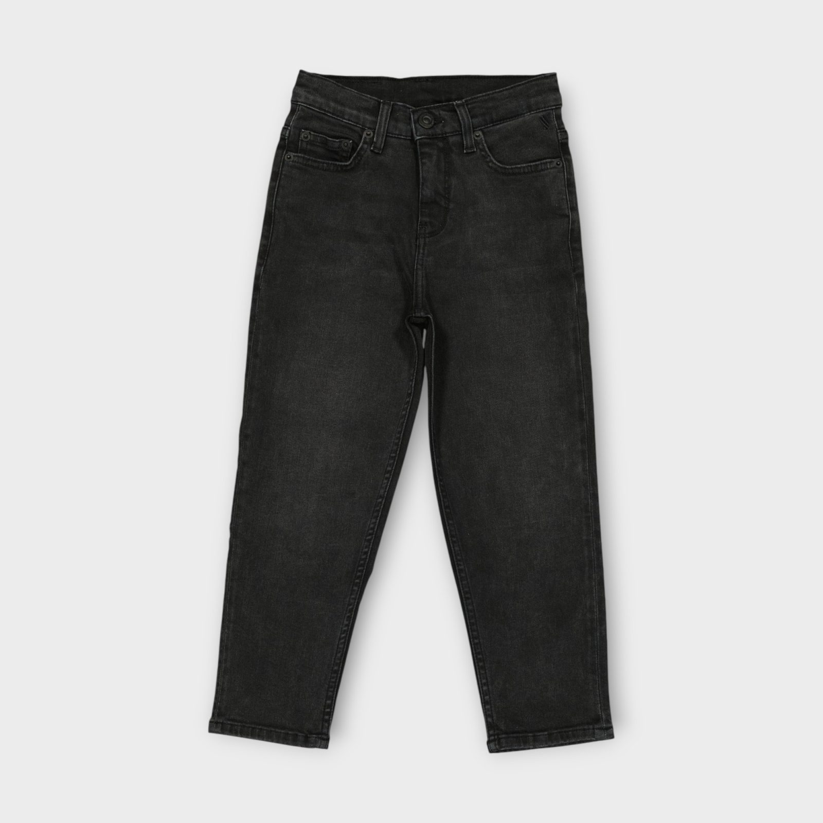 WPJG007-131 (1) PANTALON JEANS NOIR COTON STRETCH – Image 2