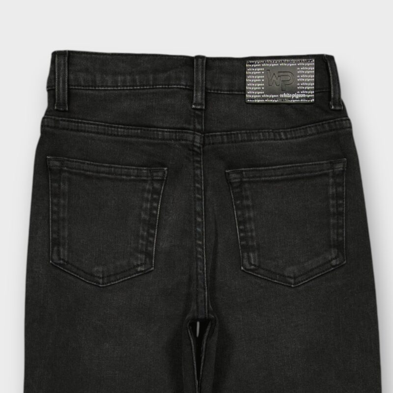 PANTALON JEANS NOIR COTON STRETCH