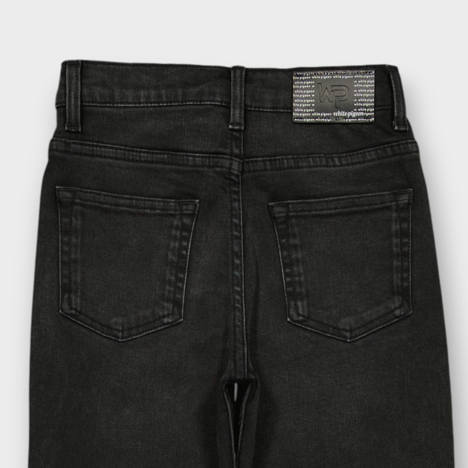 WPJG007-131 (3) PANTALON JEANS NOIR COTON STRETCH – Image 6