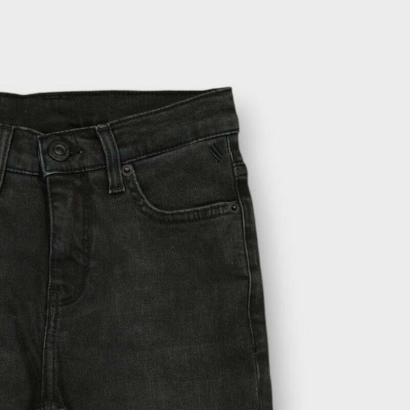 PANTALON JEANS NOIR COTON STRETCH