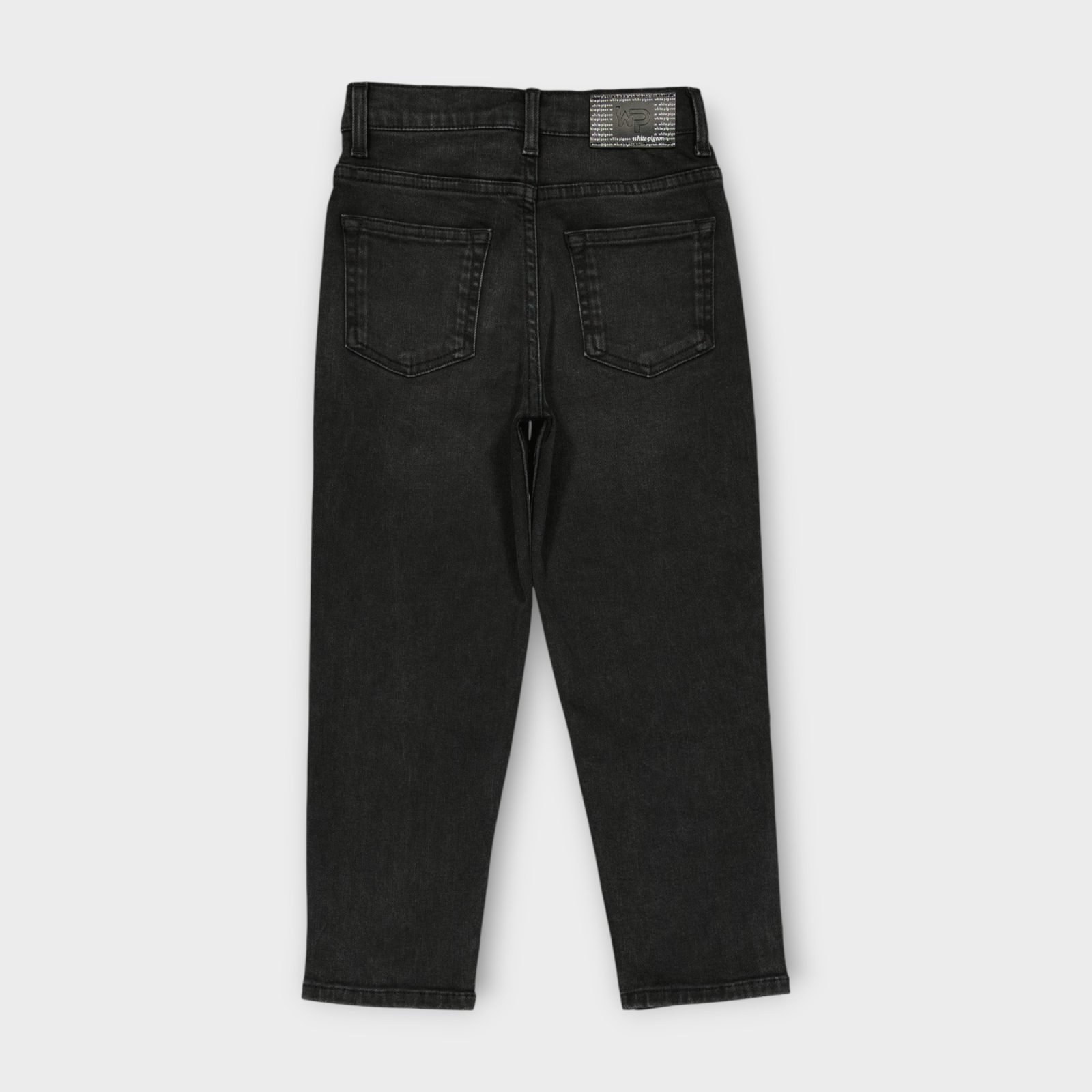 WPJG007-131 PANTALON JEANS NOIR COTON STRETCH – Image 5