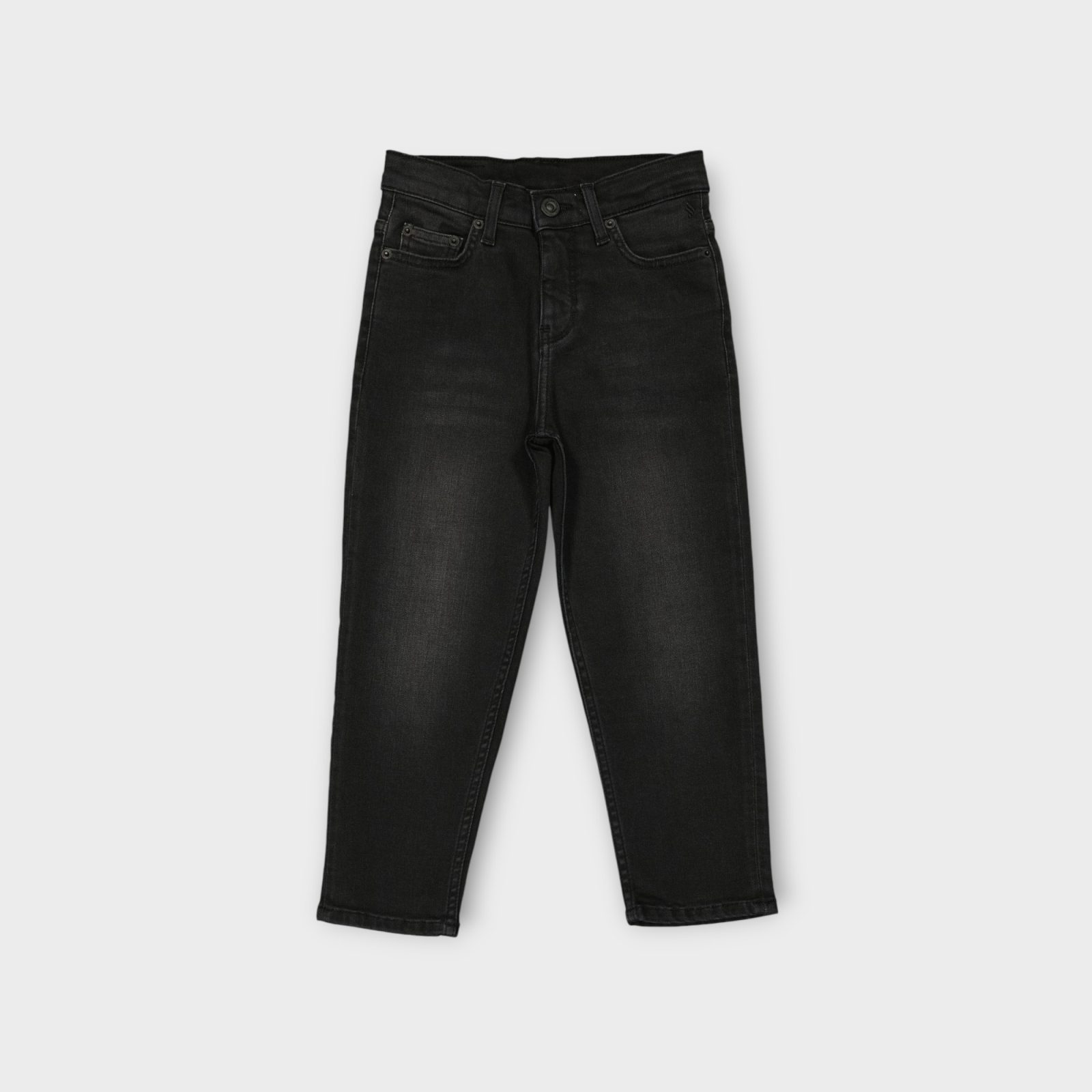 WPJG007 USED 111 (2) PANTALON JEANS NOIR COTON STRETCH – Image 1