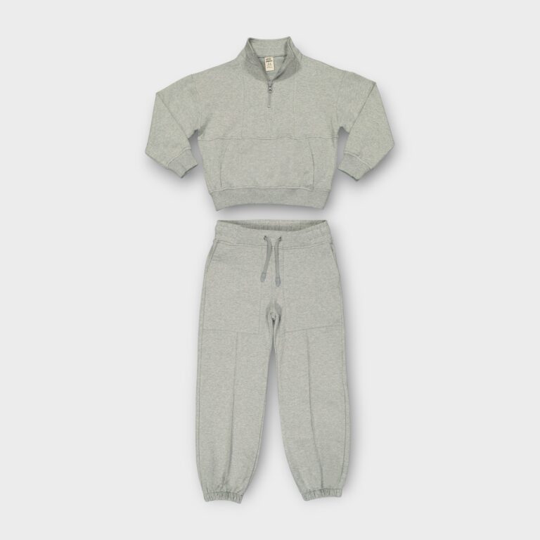 JOGGING FILLETTE MOLLETON COTON ELASTHANNE