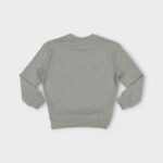 Sweat fillette col rond molleton 100 % coton imprimé bouquet de fleurs
