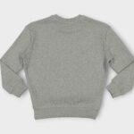 Sweat fillette col rond molleton 100 % coton imprimé bouquet de fleurs