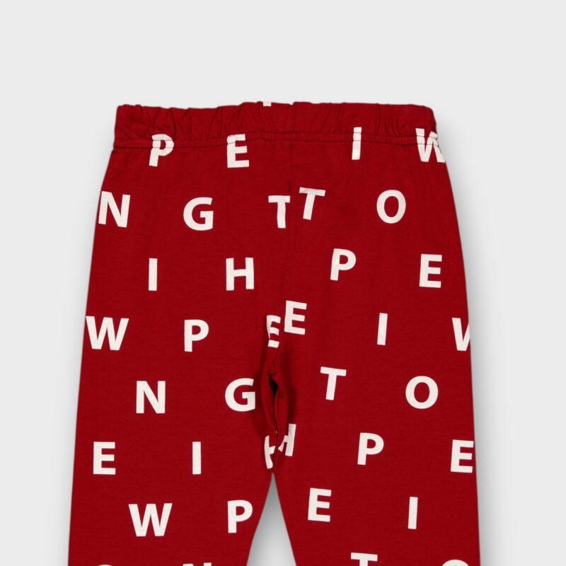 PANTALON FILLETTE EN JERSEY ELASTHANNE