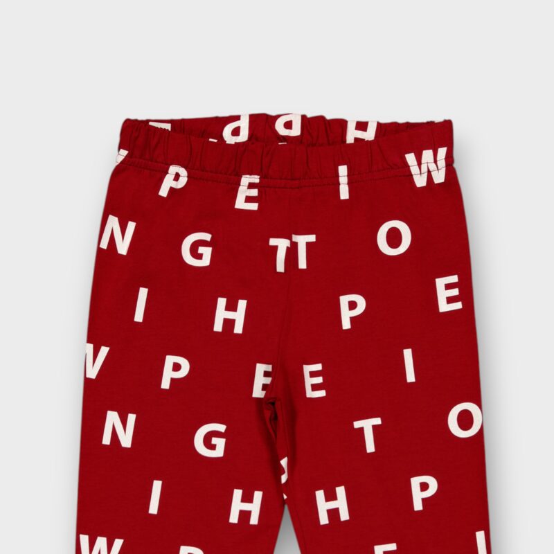 PANTALON FILLETTE EN JERSEY ELASTHANNE