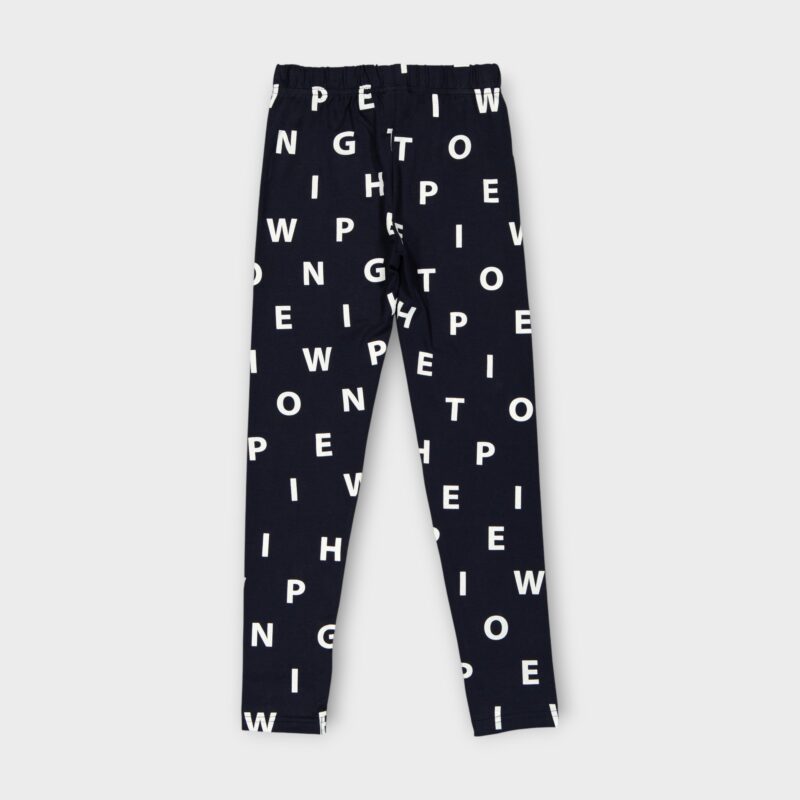 PANTALON FILLETTE EN JERSEY ELASTHANNE