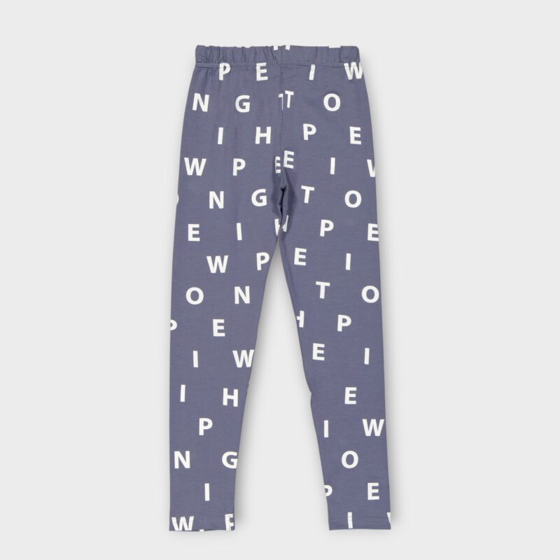 PANTALON FILLETTE EN JERSEY ELASTHANNE