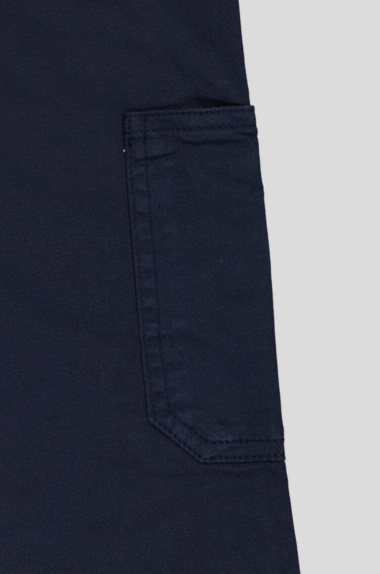 PANTALON CARGO EN COTON ELASTHANNE