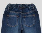 PANTALON JEAN FASHION CEINTURE ELASTIQUE – Image 4
