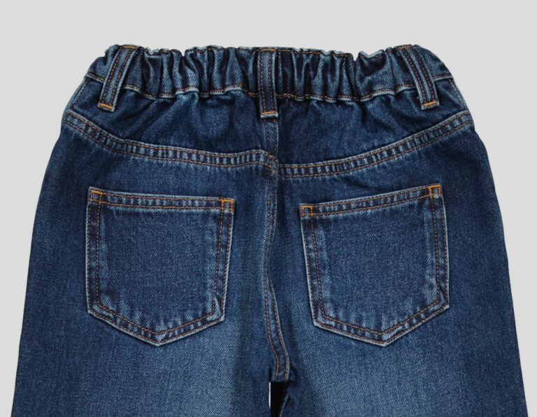 PANTALON JEAN FASHION CEINTURE ELASTIQUE