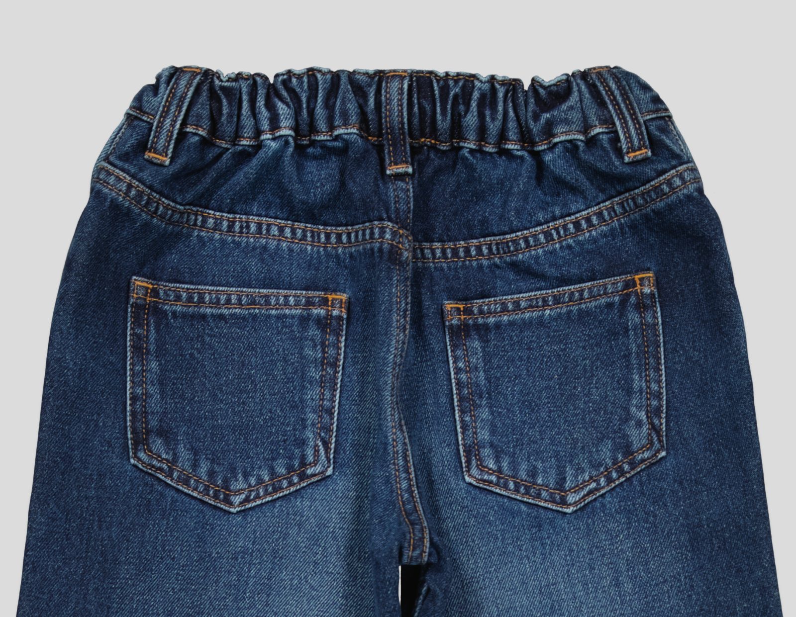 1 PANTALON JEAN FASHION CEINTURE ELASTIQUE – Image 4