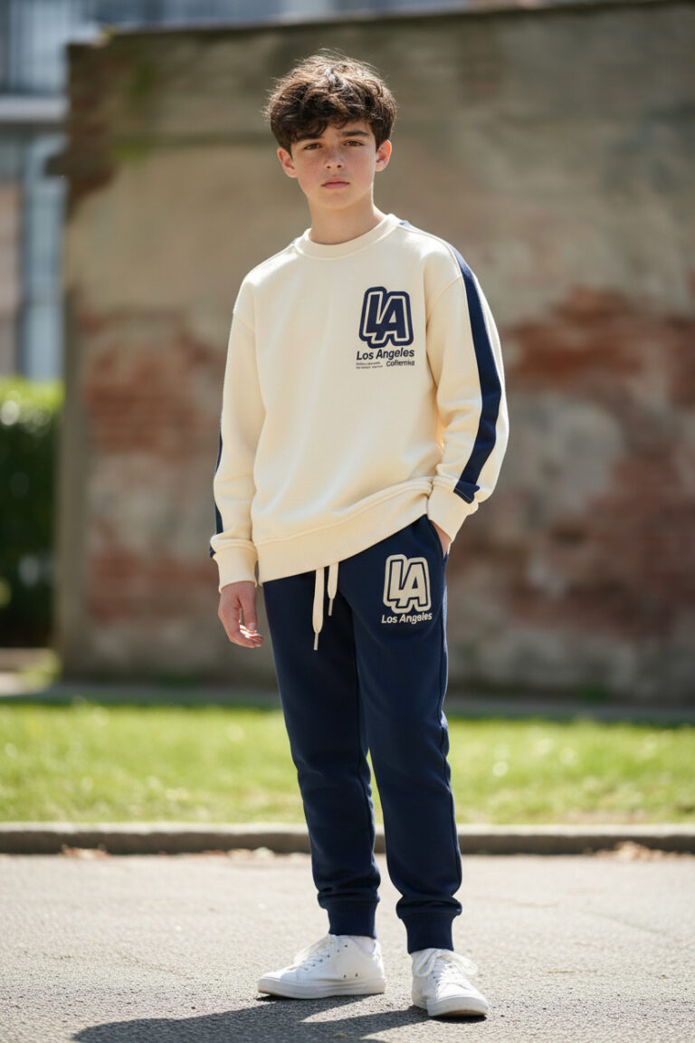 JOGGING TISSU MOLLETON COTON