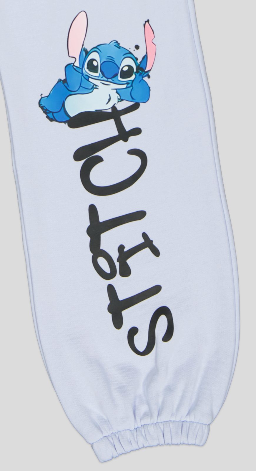 Jogging fillette Stitch molleton 100 % coton