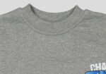Sweat garçon col rond molleton 100 % coton imprimé devant et dos