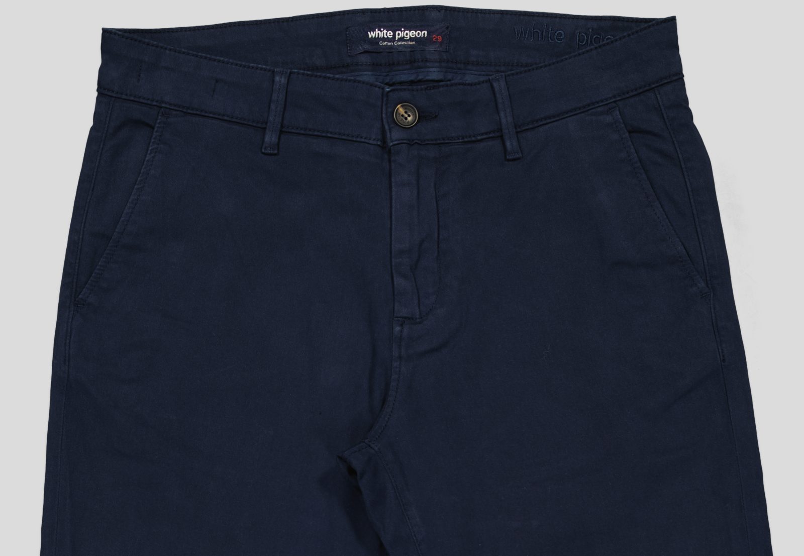 DEVANT PANTALON CHINO POCHES ITALIENNES AVEC PINCES DEVANT – Image 13